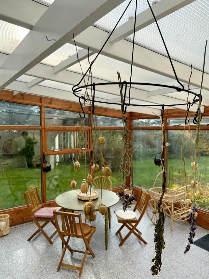 House With A Magical Garden And Sunroom